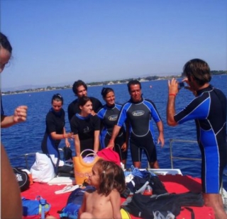  Getting ready to dive 